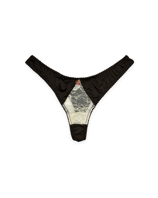 LGB THONG ➕ FORBIDDEN FRUIT BLK