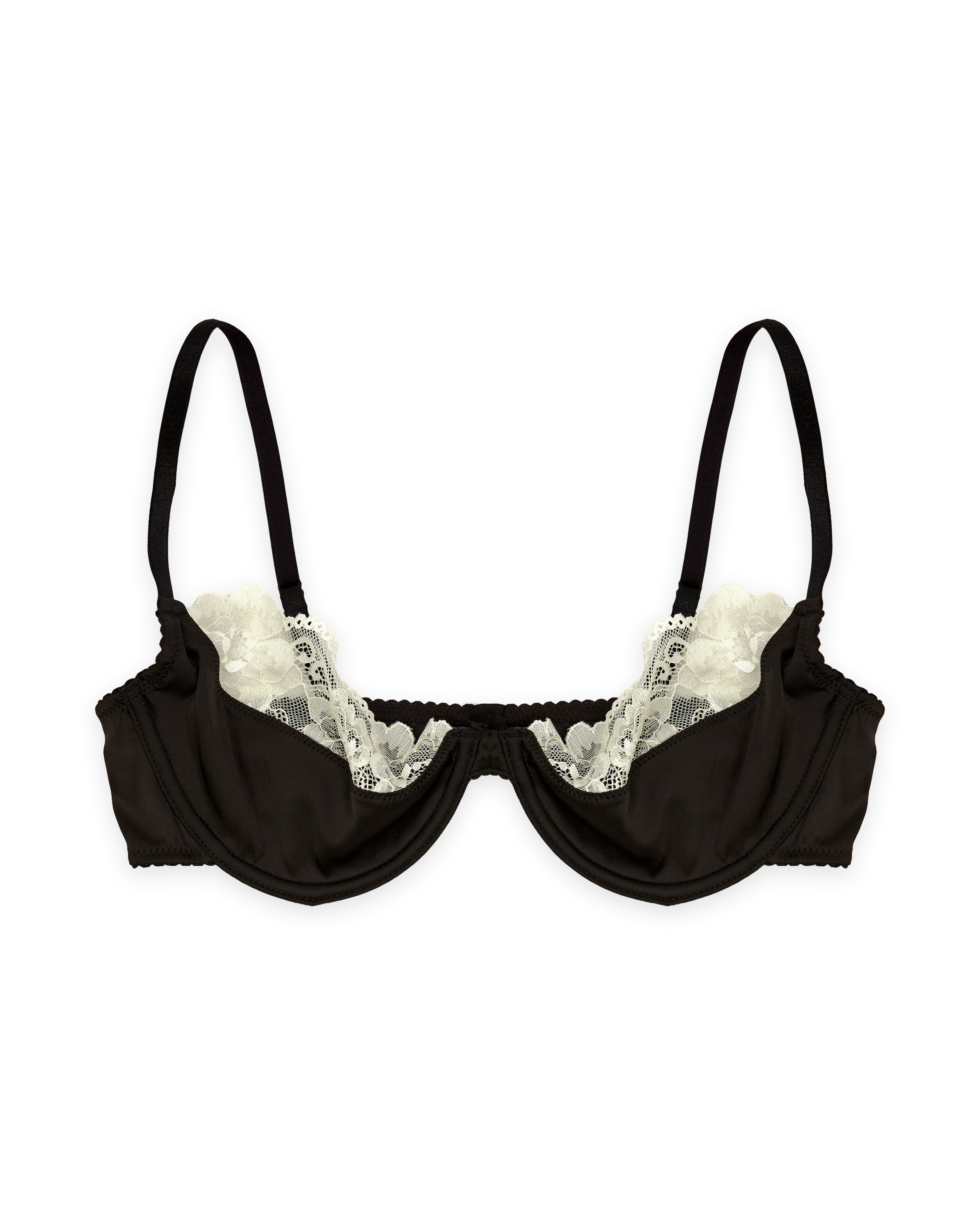 SMOKY BLACK BRA